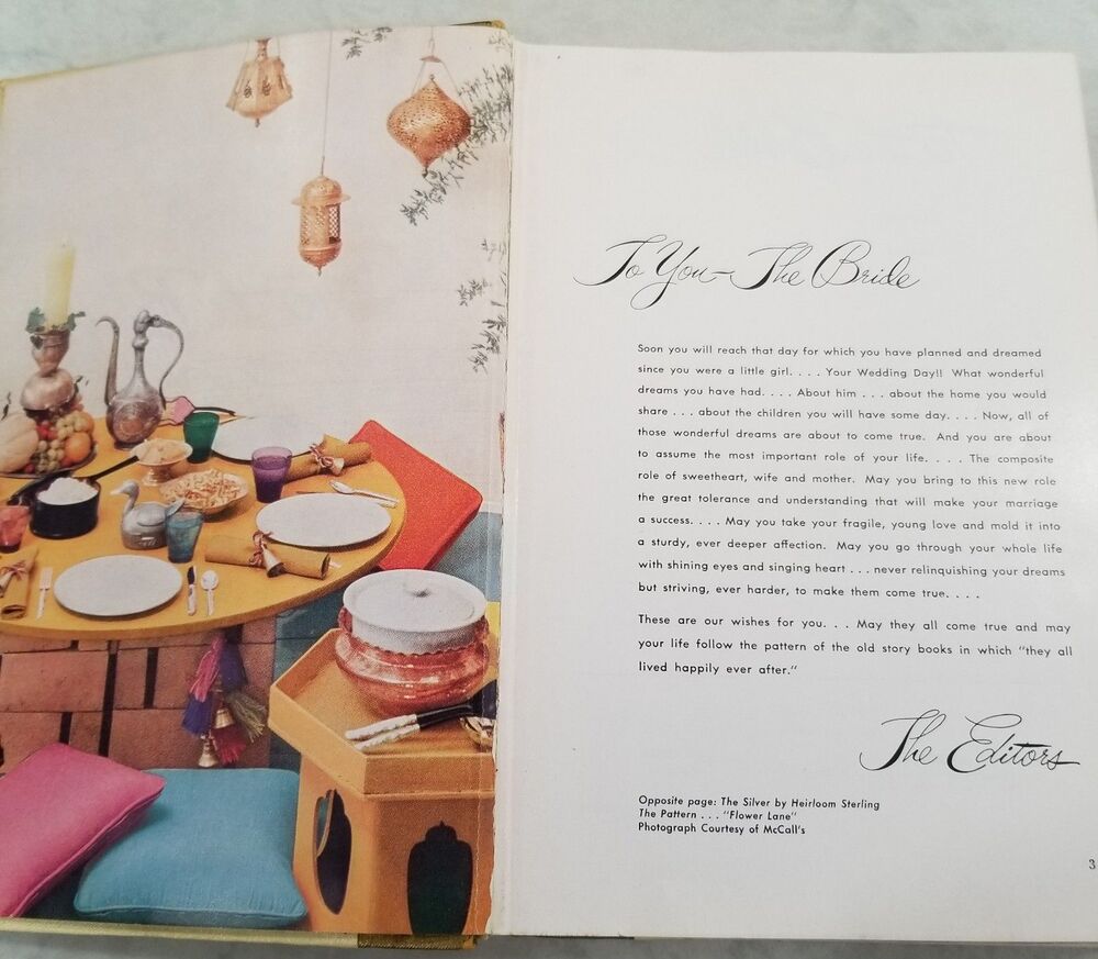 1956 To the Bride Vintage Bridal Gift Book – Mid‑Century Hardcover - Picture 7 of 11